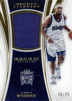 2015-16 Panini Immaculate Collection - Immaculate Standard #ST-CHW Chris Webber Front