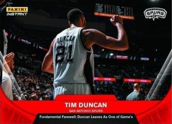 2016-17 Panini Instant NBA #2 Tim Duncan Front