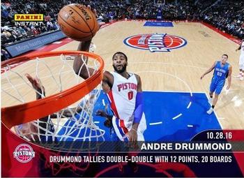 2016-17 Panini Instant NBA #31 Andre Drummond Front