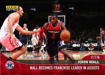 2016-17 Panini Instant NBA #80 John Wall Front