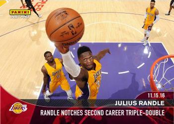 2016-17 Panini Instant NBA #109 Julius Randle Front