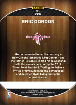 2016-17 Panini Instant NBA #225 Eric Gordon Back