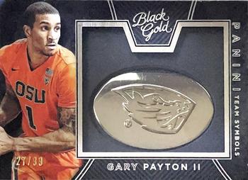 2016-17 Panini Black Gold Collegiate - Team Symbols SN99 #22 Gary Payton II Front