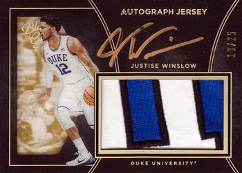2016-17 Panini Black Gold Collegiate - Autograph Jersey SN25 #57 Justise Winslow Front