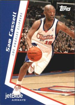 2005-06 Topps Jet Blue Los Angeles Clippers #LAC2 Sam Cassell Front