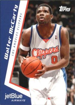 2005-06 Topps Jet Blue Los Angeles Clippers #LAC7 Walter McCarty Front