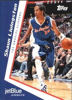 2005-06 Topps Jet Blue Los Angeles Clippers #LAC9 Shaun Livingston Front
