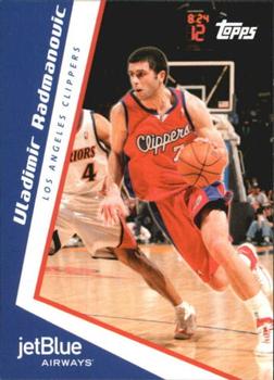 2005-06 Topps Jet Blue Los Angeles Clippers #LAC10 Vladimir Radmanovic Front