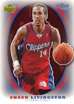 2006-07 Jet Blue Upper Deck Los Angeles Clippers #6 Shaun Livingston Front