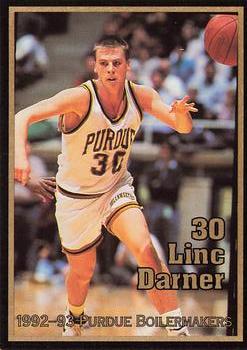 1992-93 Purdue Boilermakers #NNO Linc Darner Front