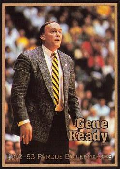 1992-93 Purdue Boilermakers #NNO Gene Keady Front