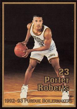 1992-93 Purdue Boilermakers #NNO Porter Roberts Front
