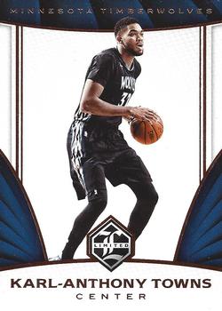2016-17 Panini Limited #95 Karl-Anthony Towns Front