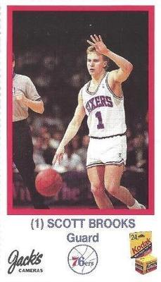 1989-90 Kodak Philadelphia 76ers #NNO Scott Brooks Front