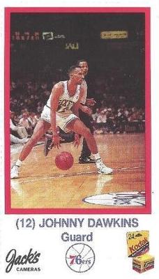 1989-90 Kodak Philadelphia 76ers #NNO Johnny Dawkins Front