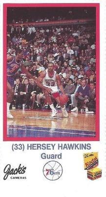 1989-90 Kodak Philadelphia 76ers #NNO Hersey Hawkins Front
