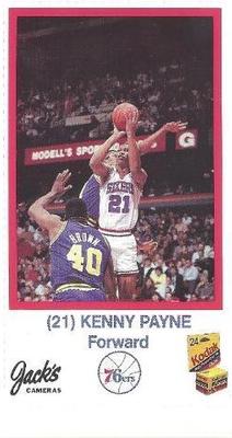 1989-90 Kodak Philadelphia 76ers #NNO Kenny Payne Front