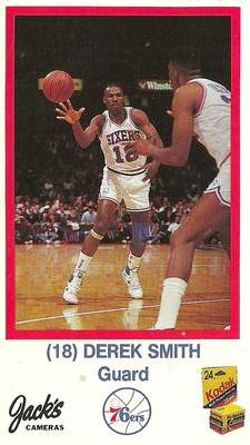 1989-90 Kodak Philadelphia 76ers #NNO Derek Smith Front