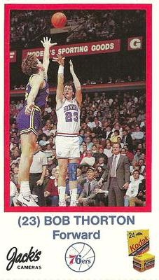 1989-90 Kodak Philadelphia 76ers #NNO Bob Thornton Front