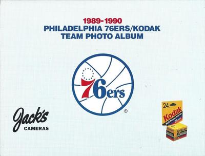 1989-90 Kodak Philadelphia 76ers #NNO Philadelphia 76ers Team Back