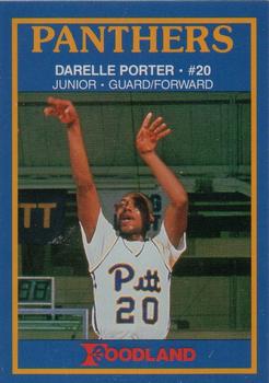 1989-90 Pittsburgh Panthers #NNO Darelle Porter Front