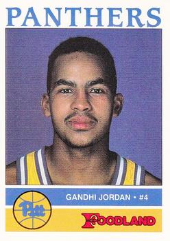 1990-91 Pittsburgh Panthers #NNO Gandhi Jordan Front