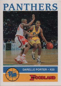 1990-91 Pittsburgh Panthers #NNO Darelle Porter Front