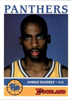 1990-91 Pittsburgh Panthers #NNO Ahmad Shareef Front