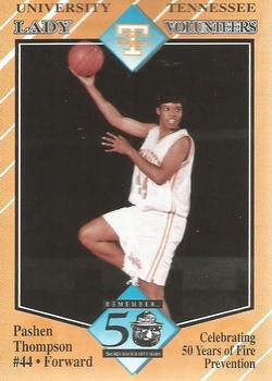 1993-94 Tennessee Lady Volunteers Smokey #NNO Pashen Thompson Front