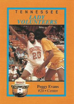 1992-93 Tennessee Lady Volunteers Smokey #6 Peggy Evans Front