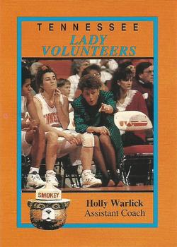 1992-93 Tennessee Lady Volunteers Smokey #14 Holly Warlick Front