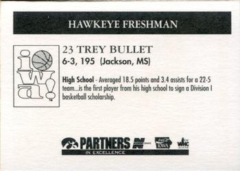1995-96 Iowa Hawkeyes #NNO Trey Bullet Back