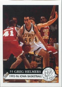 1995-96 Iowa Hawkeyes #NNO Greg Helmers Front
