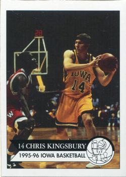 1995-96 Iowa Hawkeyes #NNO Chris Kingsbury Front