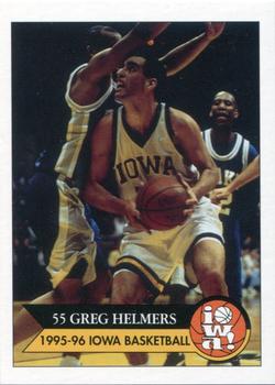 1996-97 Iowa Hawkeyes #NNO Greg Helmers Front