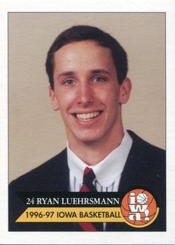 1996-97 Iowa Hawkeyes #NNO Ryan Luehrsmann Front