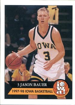 1997-98 Iowa Hawkeyes #1 Jason Bauer Front
