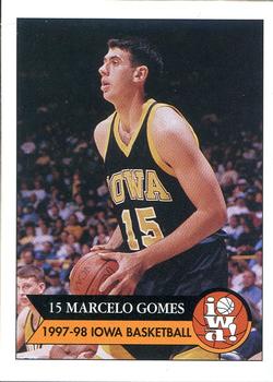 1997-98 Iowa Hawkeyes #4 Marcelo Gomes Front