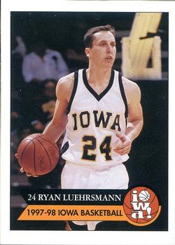 1997-98 Iowa Hawkeyes #7 Ryan Luehrsmann Front