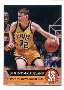 1997-98 Iowa Hawkeyes #8 Kent McCausland Front