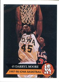 1997-98 Iowa Hawkeyes #9 Darryl Moore Front