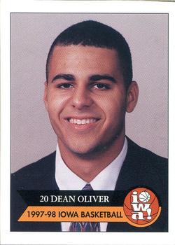 1997-98 Iowa Hawkeyes #10 Dean Oliver Front
