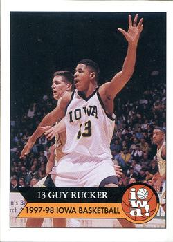 1997-98 Iowa Hawkeyes #11 Guy Rucker Front