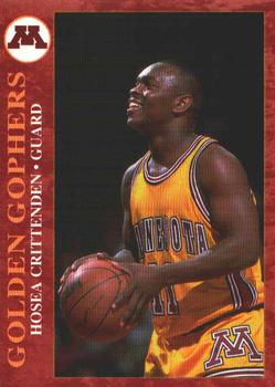 1994-95 Minnesota Golden Gophers #1 Hosea Crittenden Front