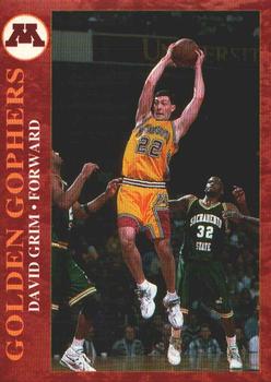 1994-95 Minnesota Golden Gophers #2 David Grim Front