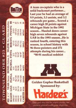 1994-95 Minnesota Golden Gophers #8 Townsend Orr Back