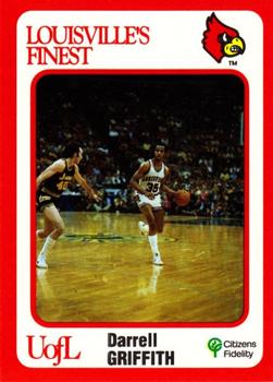 1988-89 Louisville Cardinals Collegiate Collection #3 Darrell Griffith Front