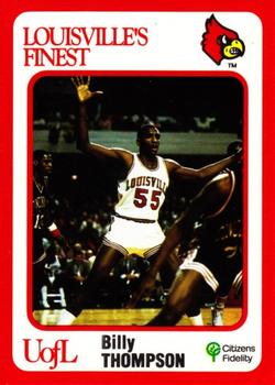 1988-89 Louisville Cardinals Collegiate Collection #10 Billy Thompson Front