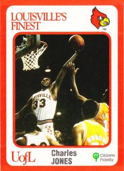 1988-89 Louisville Cardinals Collegiate Collection #23 Charles Jones Front