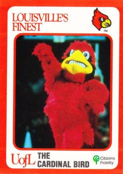 1988-89 Louisville Cardinals Collegiate Collection #25 Cardinal Bird Front